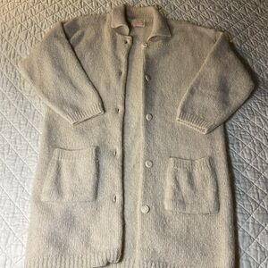 Pendleton Women’s Beige Cardigan Sweater Virgin Wool